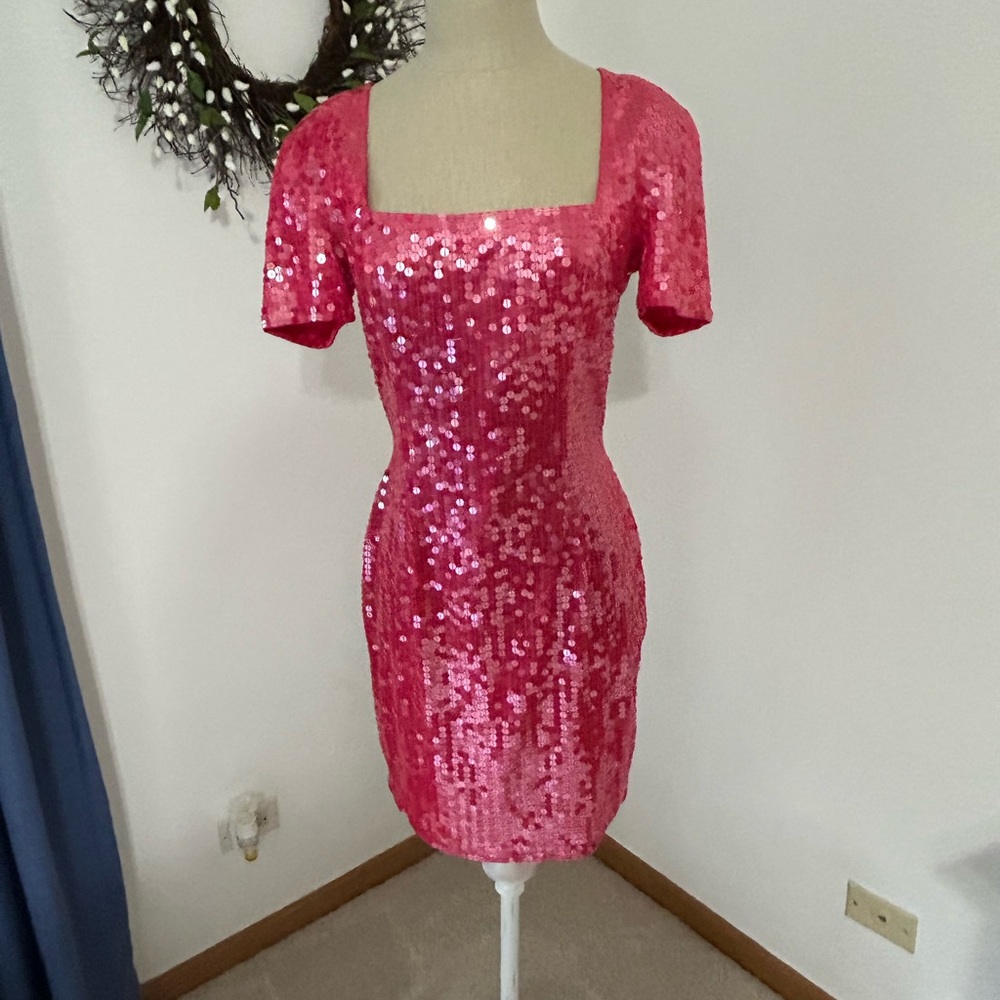 EUC Nite Line sequin dress size 10